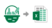 Выгрузка товаров из заказа в Excel Создает XLSX файл с данными товаров из заказа